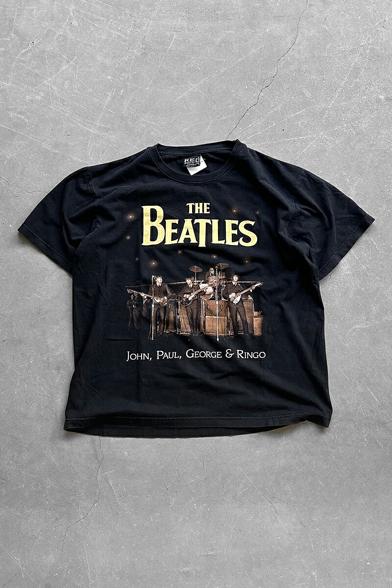 【中古】RED (レッド) 90'S BEATLES BAND T-SHIRT 90年代 ビートルズ バンド Tシャツ BLACK [SIZE: L USED]