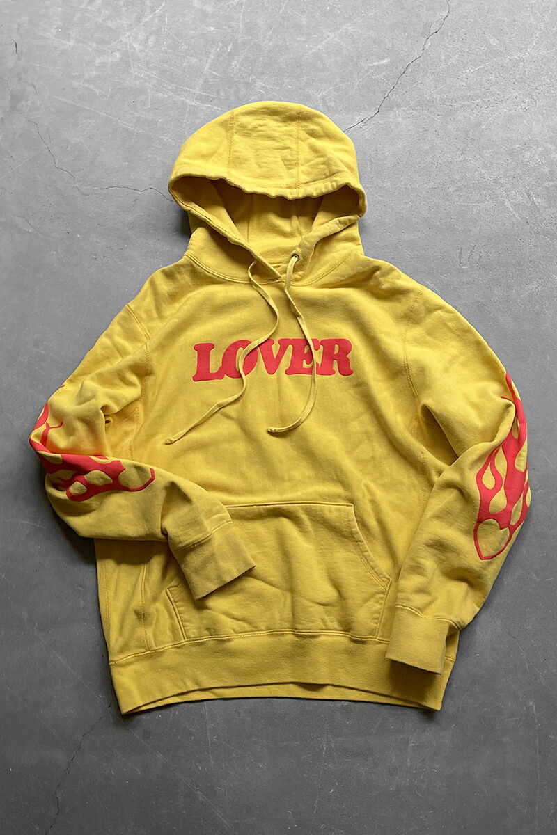 【中古】BIANCA CHANDON (ビアンカ 可愛らしさドン) MADE IN CANADA LOVER SWEAT HOODIE カナダ製 思われ人   汗水 フーディ YELLOW [SIZE: L USED]
