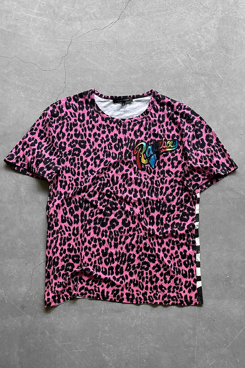 【中古】MARC JACOBS (マークジェイコブス) ANIMAL PATTERN T-SHIRT アニマル パターン Tシャツ MULTI [SIZE: S USED]｜JULIUS NYC