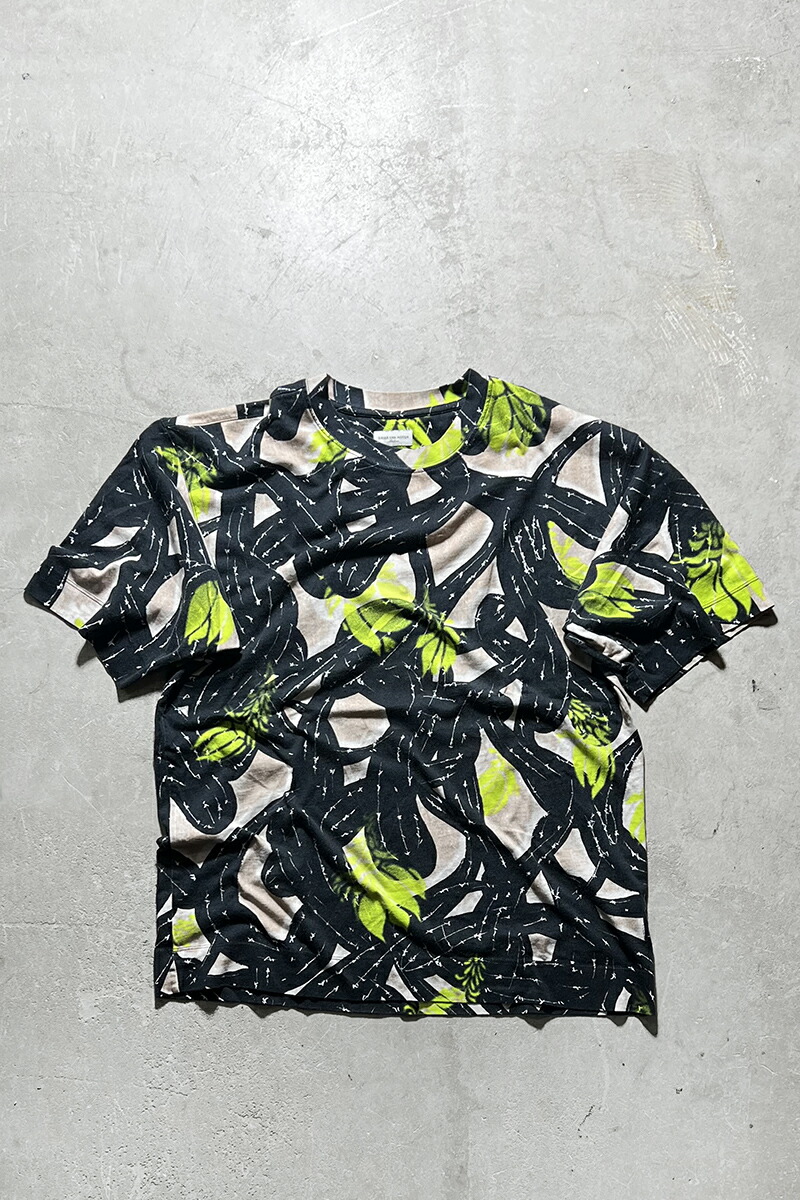 【中古】DRIES VAN NOTEN (ドリス ヴァン ノッテン) MADE IN TURKEY GRAPHIC T-SHIRT トルコ製 グラフィック Tシャツ MULTI [SIZE: M USED]