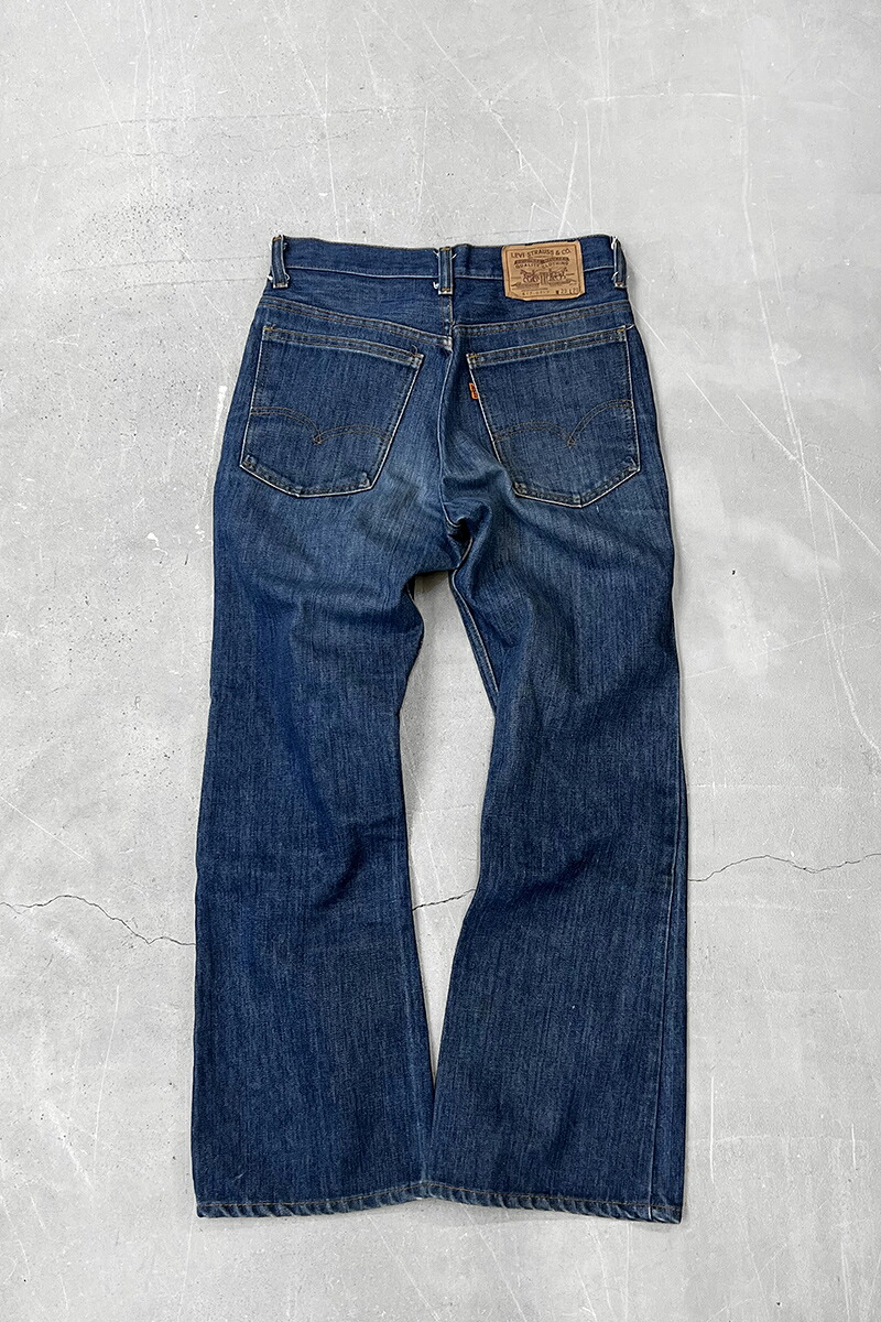 【中古】LEVI'S (リーバイス) MADE IN USA 70'S 517-0917 DENIM PANTS ORANGE TAB USA製 70年代 オレンジタブ 517 フレア デニム パンツ INDIGO [SIZE: 29 USED]