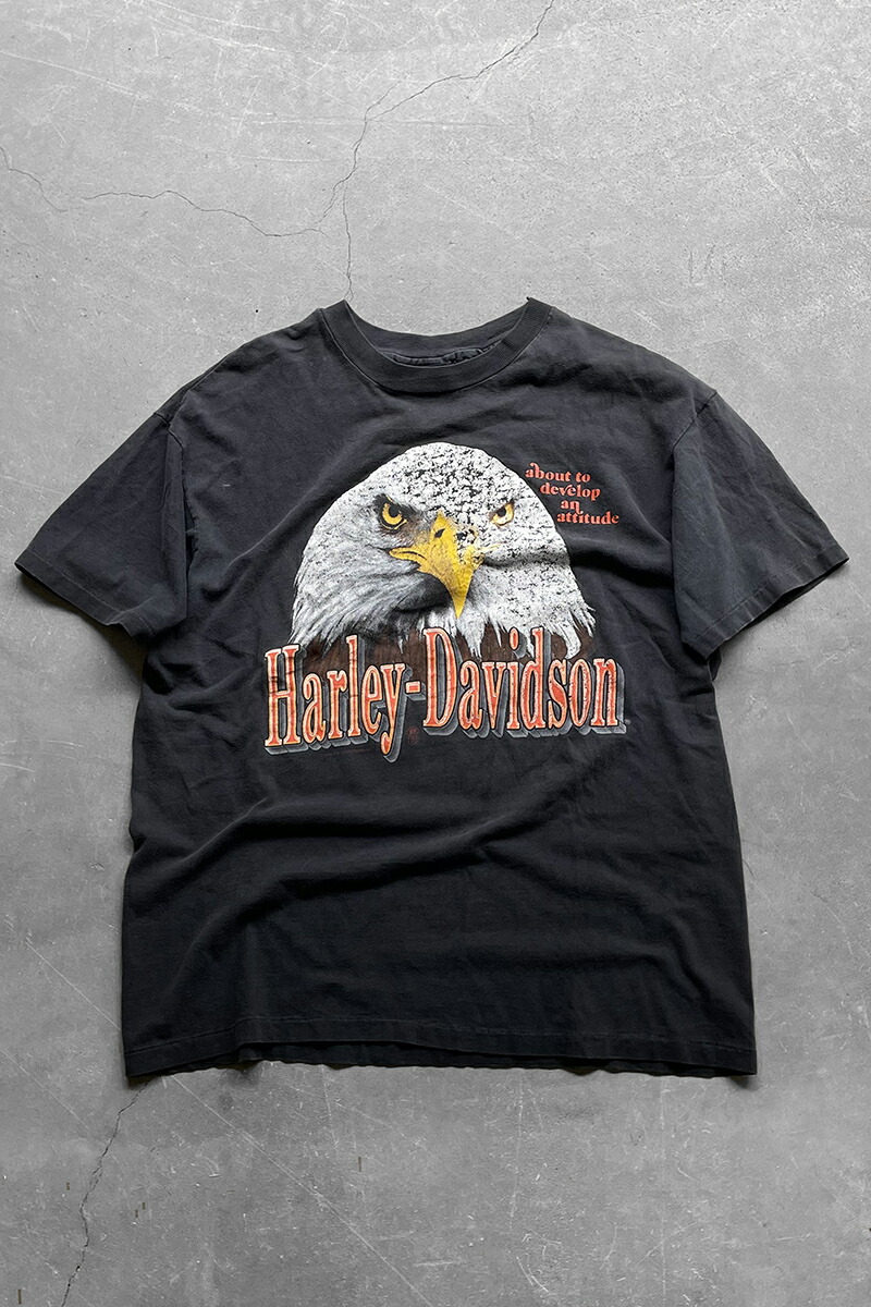 ●中古vintage Harley-Davidson エンブレムTシャツ 4XL 楽天市場】ハーレーダビッドソン メンズ フィーリーTシャツ_