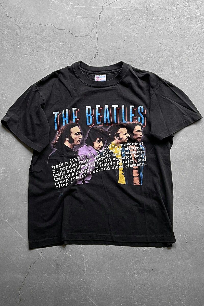 【中古】HANES ヘインズ MADE IN USA 90'S THE BEATLES BAND T-SHIRT USA製 90年代 ビートルズ バンド Tシャツ BLACK [SIZE: L USED] 26,371円