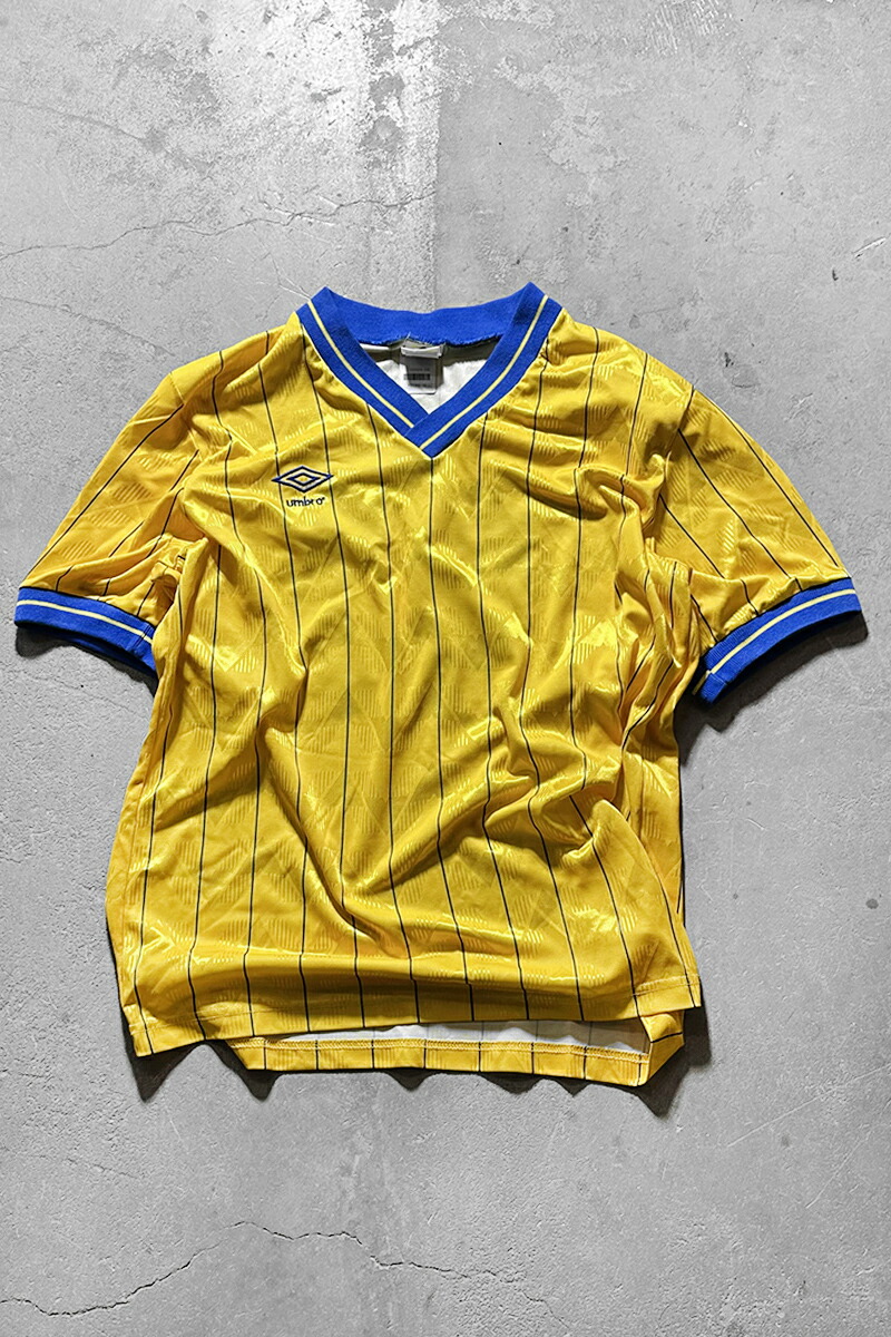 90s umbro グッドレギュラー サッカー　ゲームシャツ　アメリカ製　USA 90s USA製 アンブロ サッカー プラクティス シャツ メンズ M
