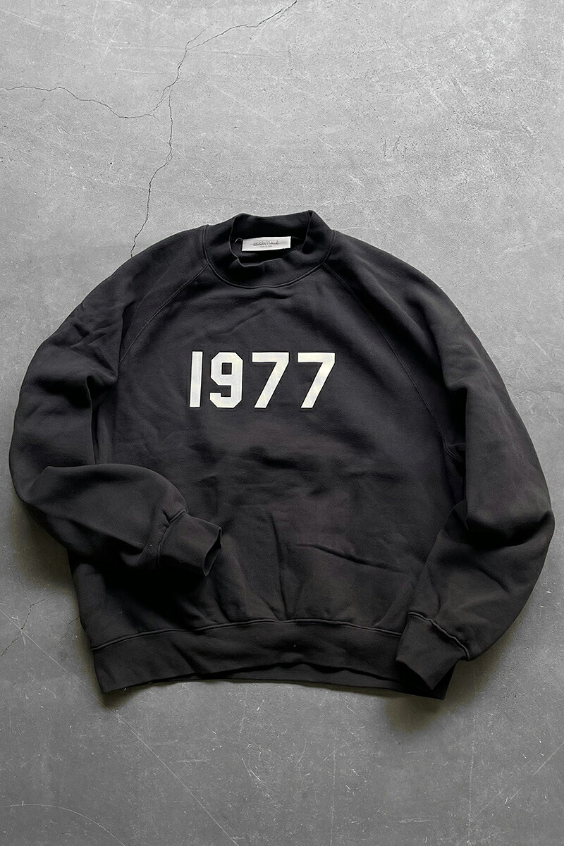 【中古】ESSENTIALS (エッセンシャル) 1977 LOGO SWEATSHIRT  ロゴタイプ 流汗 GRAY [SIZE: S USED]