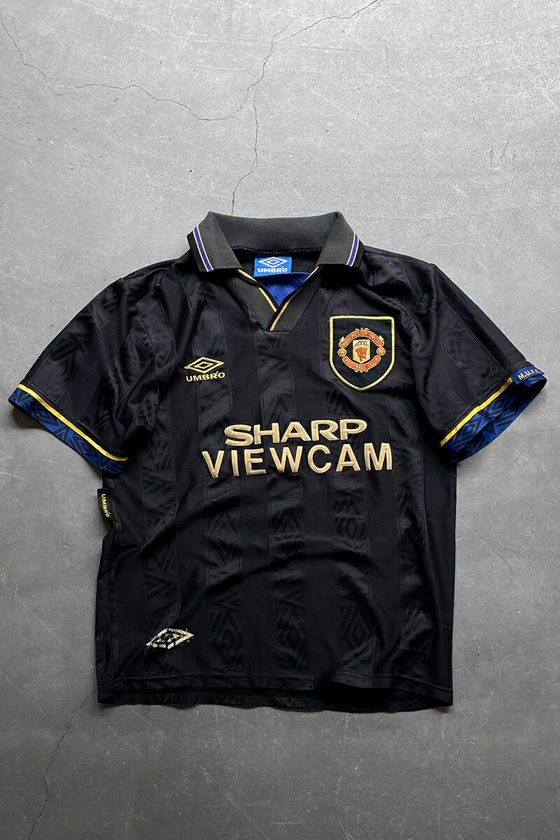 UMBRO - マンチェスターユナイテッド　ユニフォーム　AWAY 古着　Vintage もはや伝説の“SHARP”時代！マンチェスター・U「1997-99アウェイ