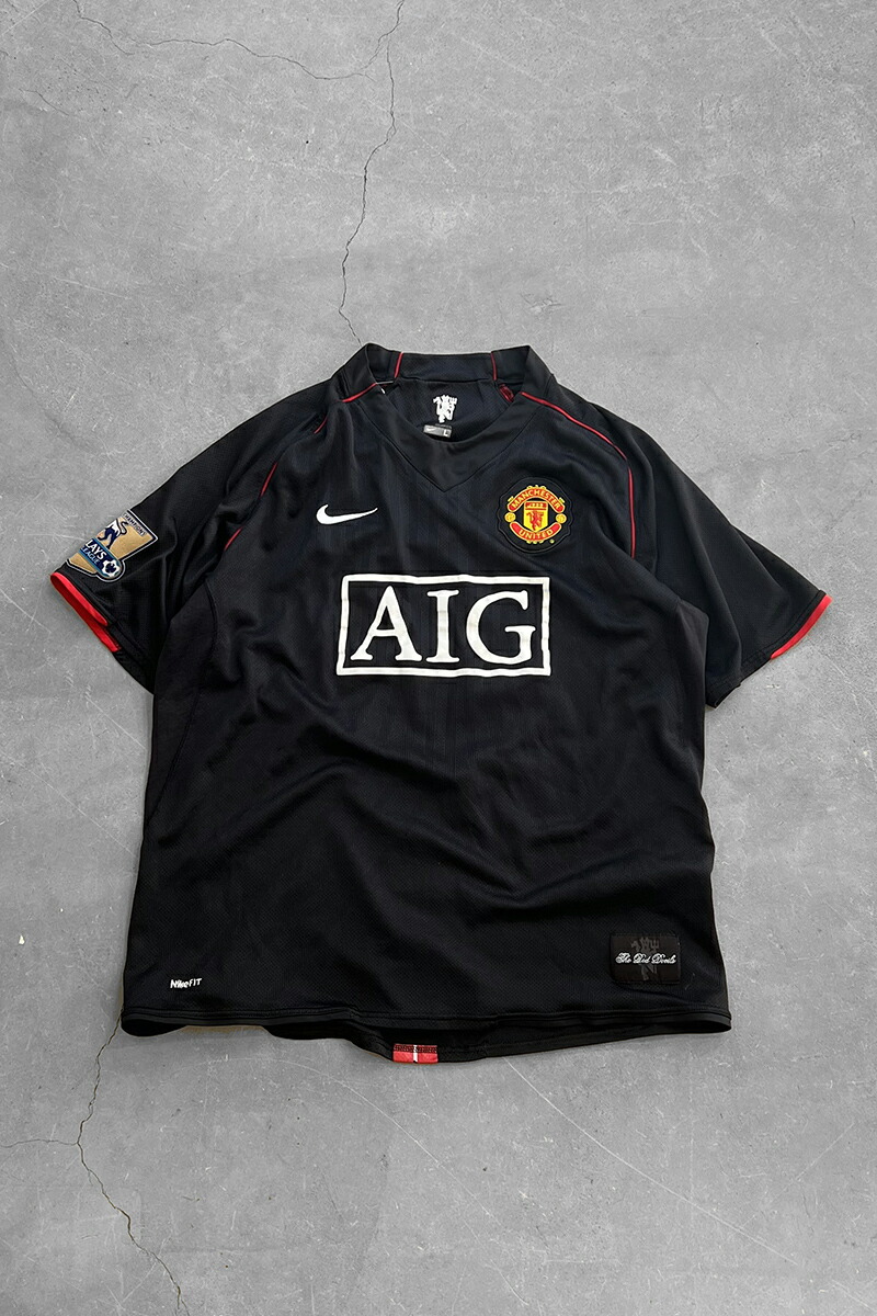 ナイキ　プレミアリーグ　マンチェスターユナイテッド　ゲームシャツ　ユニフォーム NIKE 古着 00年代 ナイキ プレミアリーグ マンチェスター