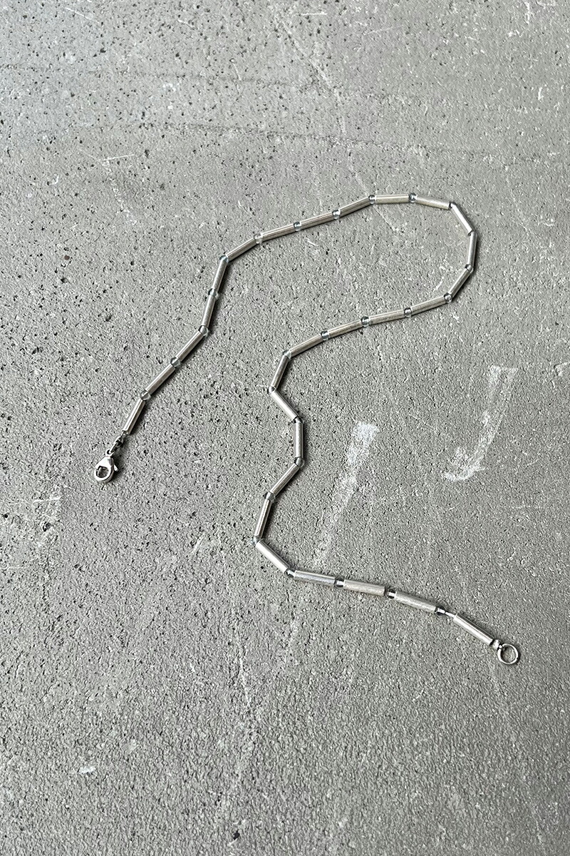 【中古】VINTAGE SILVER JEWELRY (ヴィンテージ しろがね色 宝飾品) 925 SILVER NECKLACE W/BEADS 925 しろがね色 首飾り [SIZE: ONE SIZE USED]