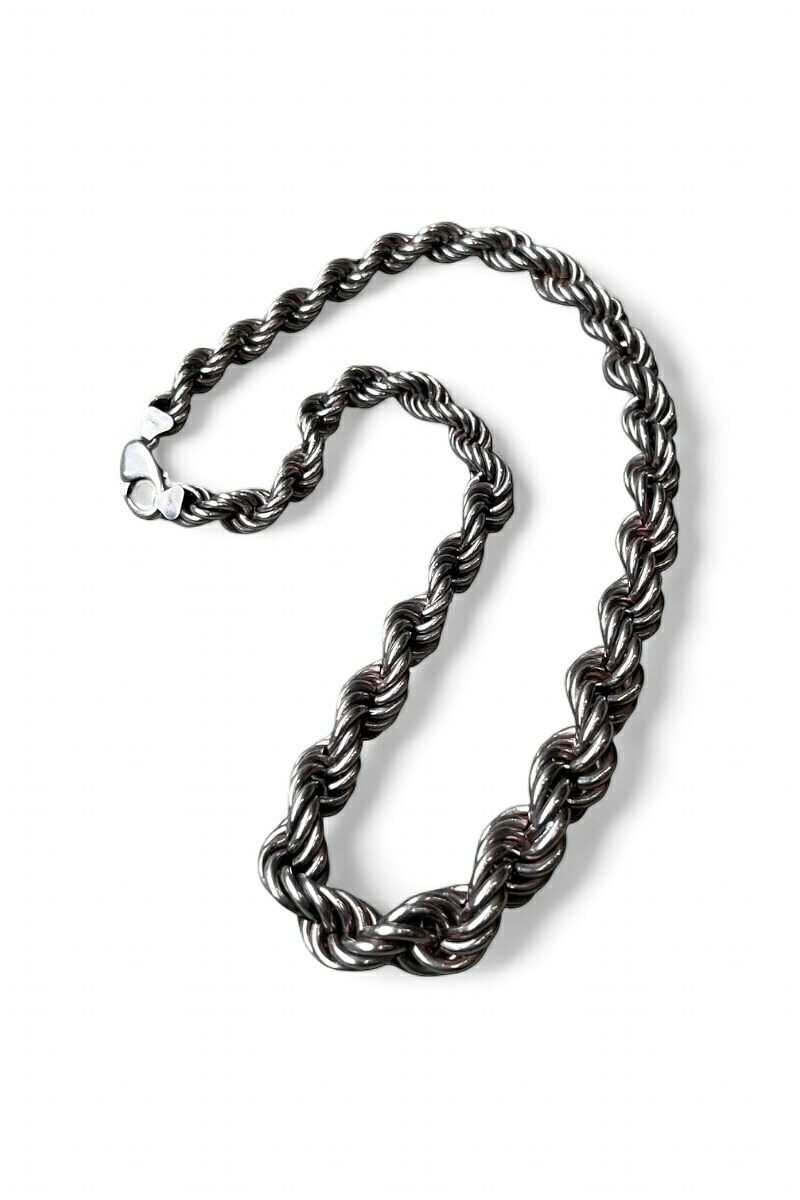 【中古】VINTAGE ITALIAN JEWELRY (ヴィンテージ イタリアン ジュエリー) MADE IN ITALY 925 SILVER NECKLACE イタリア製 925 シルバー ネックレス [SIZE: ONE SIZE USED]｜JULIUS NYC