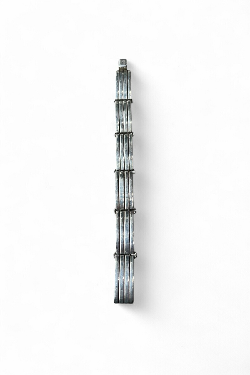 【中古】 VINTAGE MEXICAN JEWELRY (ヴィンテージ メキシカン ジュエリー) MADE IN MEXICO 925 SILVER BRACELET メキシコ製 925 シルバー ブレスレット [SIZE: ONE SIZE USED]