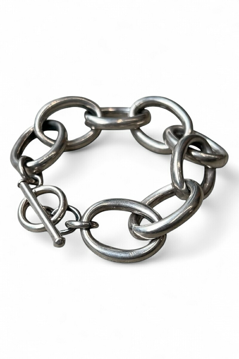 【中古】 VINTAGE SILVER JEWELRY (ヴィンテージ シルバー ジュエリー) 925 SILVER T-BAR BRACELET 925 シルバー Tバー ブレスレット [SIZE: ONE SIZE USED]