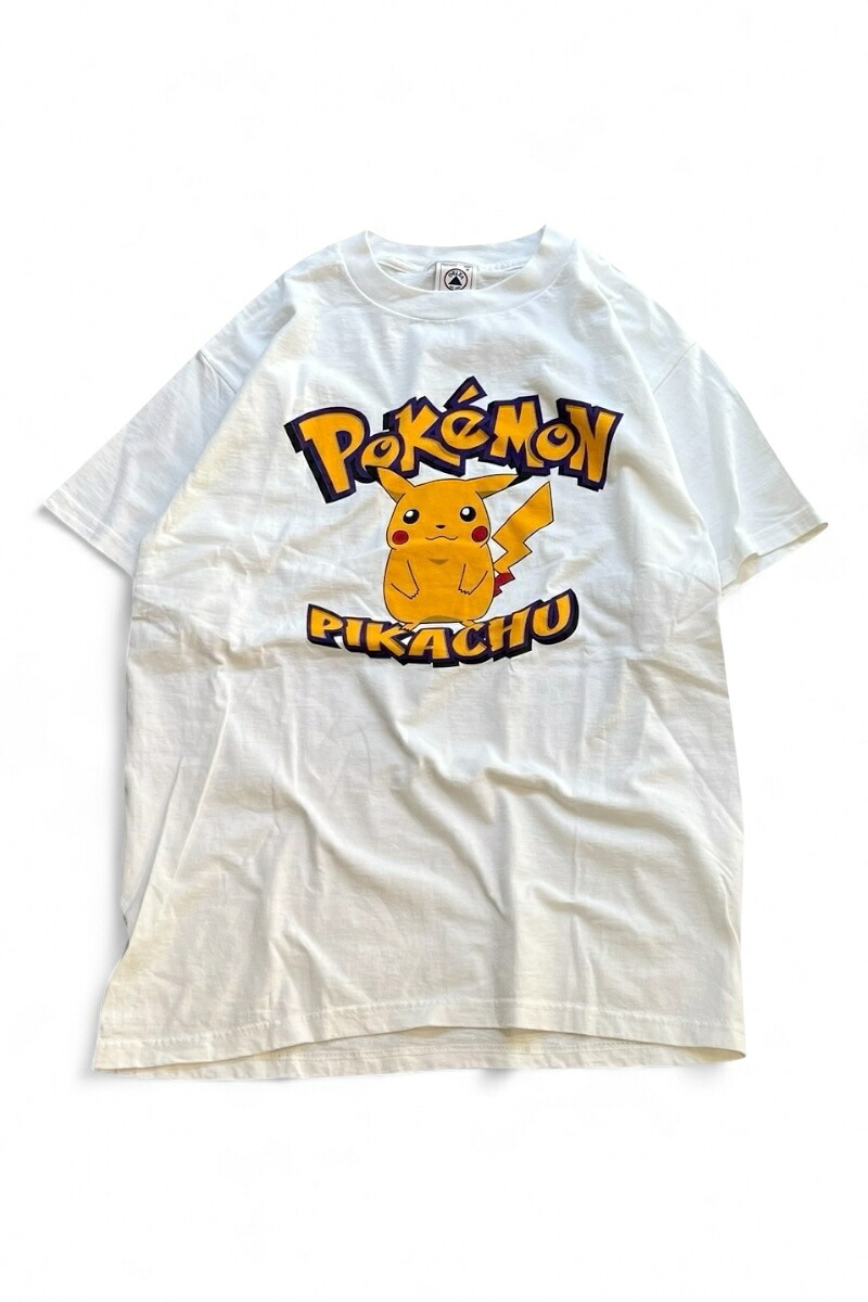 【中古】DELTA (デルタ) 90'S POKEMON ANIME T-SHIRT 90年代 ポケモン アニメ Tシャツ / WHITE [SIZE: M USED]
