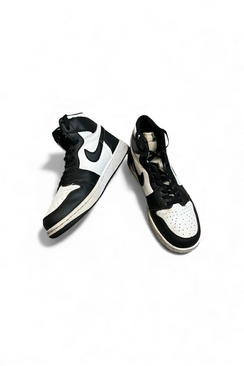 【中古】NIKE(ナイキ) 18-19\u0027S AIR JORDAN 1 RETRO HIGH OG 18-19年 大気圏 ジョーダン 1 レトロ 御機嫌 乱痴気騒ぎ / WHITE [SIZE: US7.5 (25.5糎好いかげんに) USED]