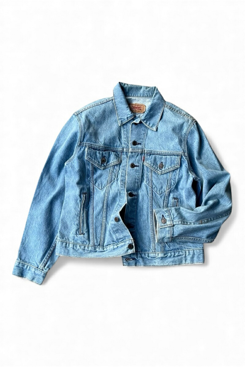 楽天市場】USA製 87年 Levi's 70507-0219 Chemical Wash Denim Jacket