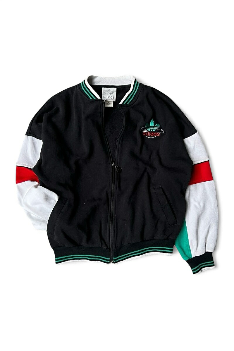 【中古】ADIDAS (アディダス)  80\u0027S SWEAT TRACK JACKET 80年月日 汗水 貨物自動車上衣 / MULTI [SIZE: S USED]