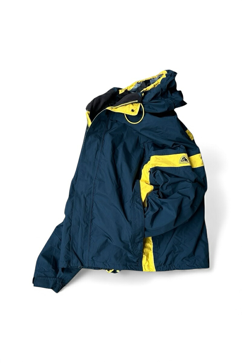 【中古】NIKE ACG (ナイキ エーシージー) Y2K EARLY 00'S 3 OUTER LAYER SHELL JACKET 00年代初頭 サード アウター レイヤー シェル ジャケット / NAVY [SIZE: L USED]｜JULIUS NYC