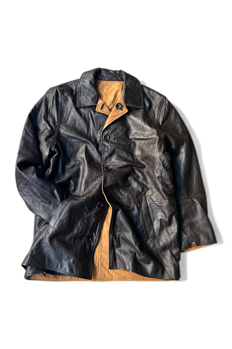 楽天市場】00s オービス 本革 レザー 切替 ハンティング ジャケット