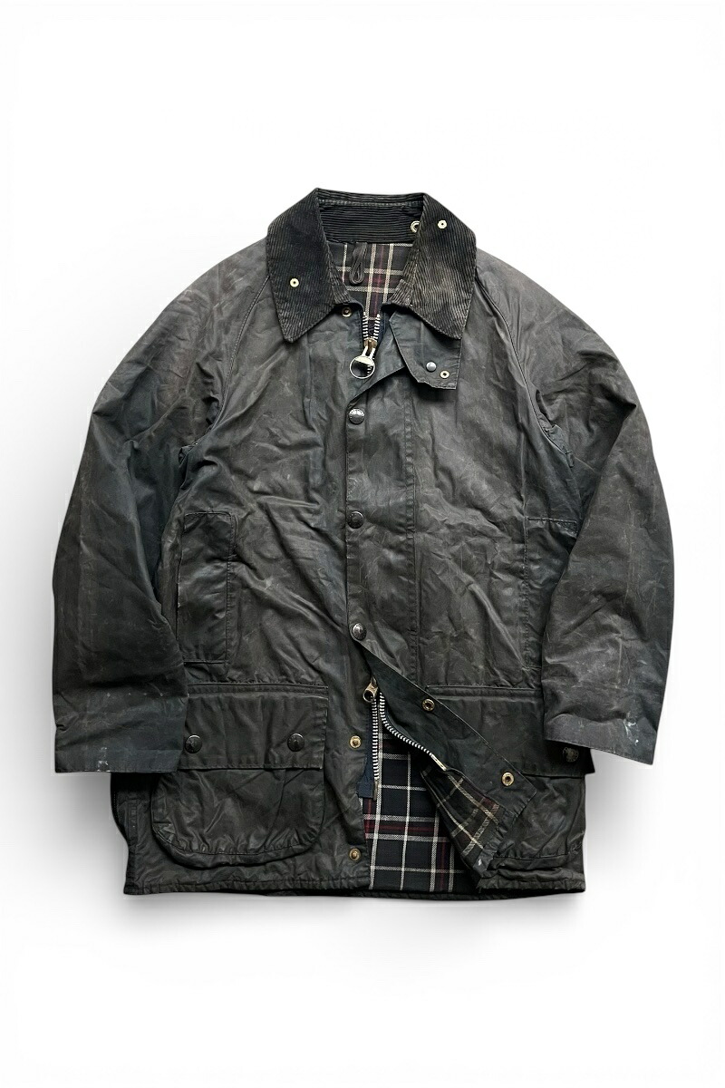 【中古】BARBOUR (バブアー) MADE IN ENGLAND 82-87\u0027S 2 ROYAL WARRANT BEAUFORT OILED JACKET イングランド製 82-87年月日 ロイヤル ワラント ビューフォート オイルド 上衣 / カーキ [SIZE: 34 USED]