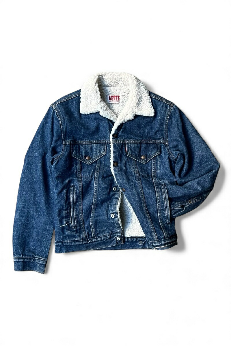 楽天市場】80's Levi's Denim Boa Jacket (80年代 リーバイス デニム