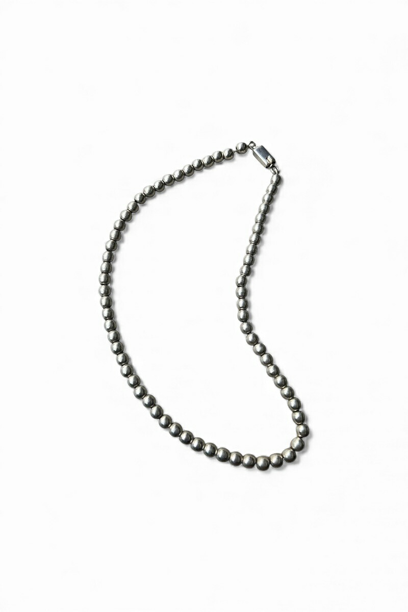 【中古】VINTAGE MEXICAN JEWELRY (ヴィンテージ メキシカン ジュエリー) MADE IN MEXICO 925 SILVER BALL CHAIN NECKLACE メキシコ製 925 シルバー ボールチェーン ネックレス / SILVER [SIZE: ONE SIZE USED]