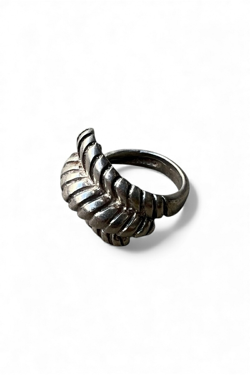 【中古】 VINTAGE SILVER JEWELRY (ヴィンテージ シルバージュエリー) MADE IN MEXICO 925 SILVER RING メキシコ製 925 シルバー リング / SILVER [SIZE: 11号相当 USED]｜JULIUS NYC