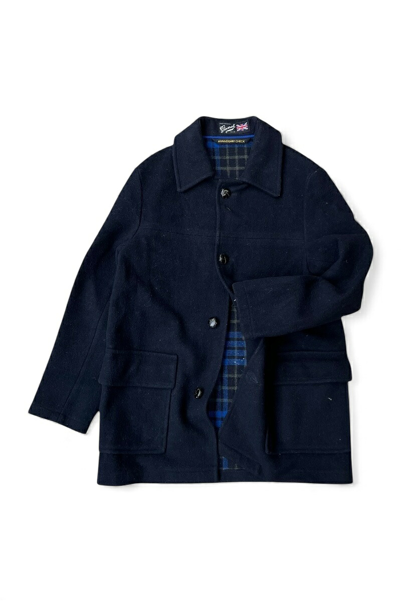 【中古】GLOVERALL (グローバーオール) MADE IN ENGLAND WOOL COAT イングランド製 ウール コート / BLACK [SIZE: M USED]