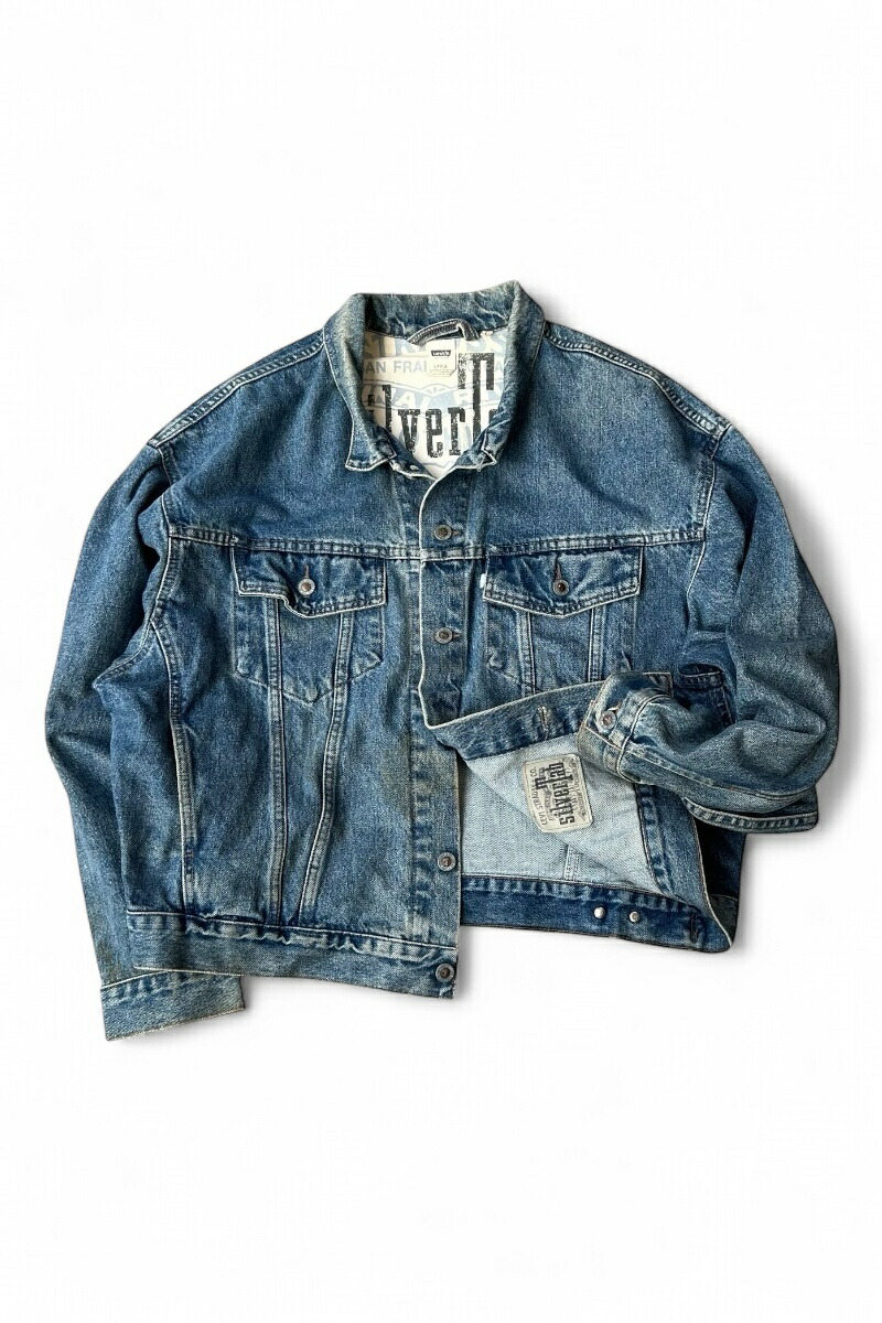 楽天市場】90s Levi's SilverTab Denim Blouson 青 XL リーバイス