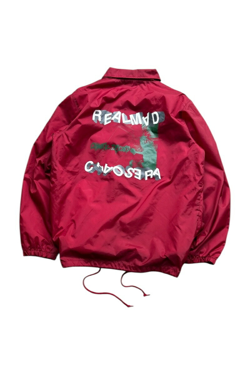 【中古】UNDER COVER(アンダーカバー) 16'S REALMAD CHAOS ERA NYLON COACH JACKET 16年 ナイロン コーチジャケット / BURGUNDY [SIZE: L USED]