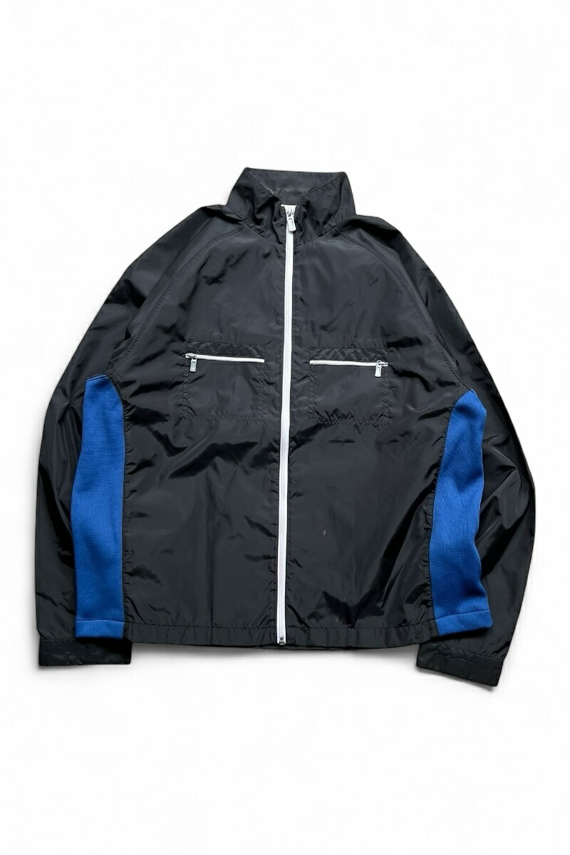 【中古】NIKE(ナイキ) Y2K EARLY 00\u0027S COLOR BLOCKED ZIP UP NYLON JACKET 00年月日 色つや 立ちはだかる ジップ 引き上げる ナイロン 上衣 / BLACK [SIZE: XL USED]