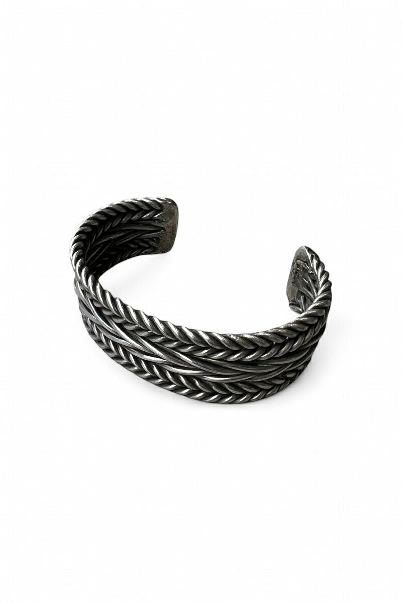 【中古】 VINTAGE SILVER JEWELRY (ヴィンテージ しろがね色 宝飾品) 925 SILVER BANGLE 925 しろがね色 バングル / SILVER [SIZE: ONE SIZE USED]