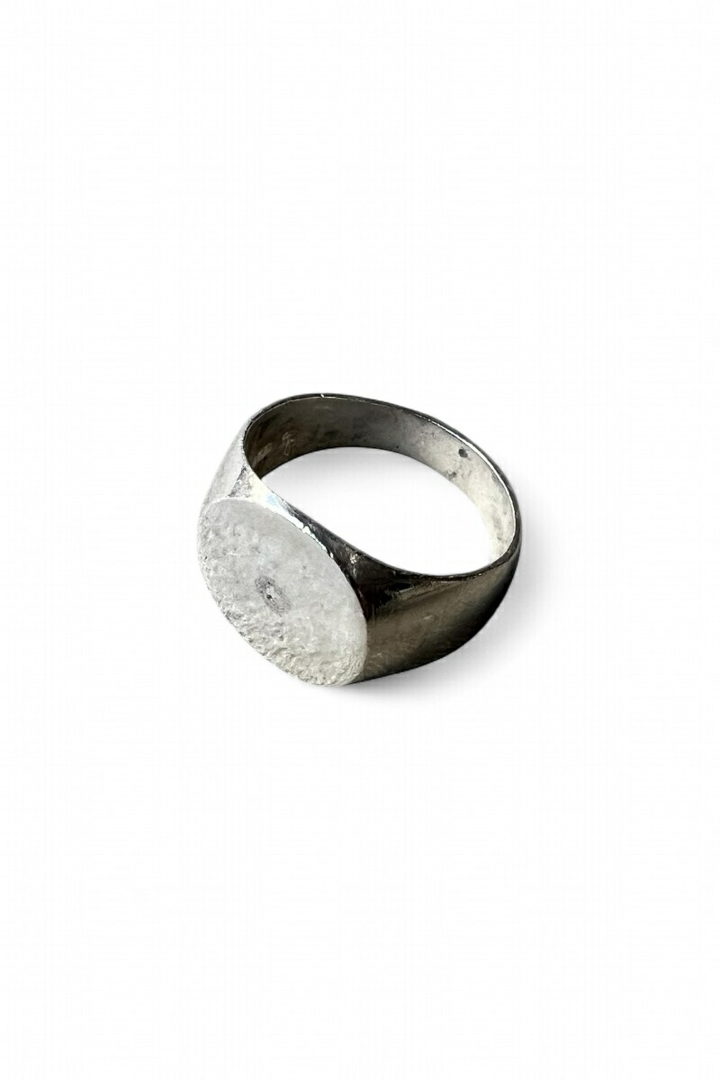 アクセサリー OX JEWELRY Silver Curve Signet Ring OX JEWELRY Silver Curve Signet Ring