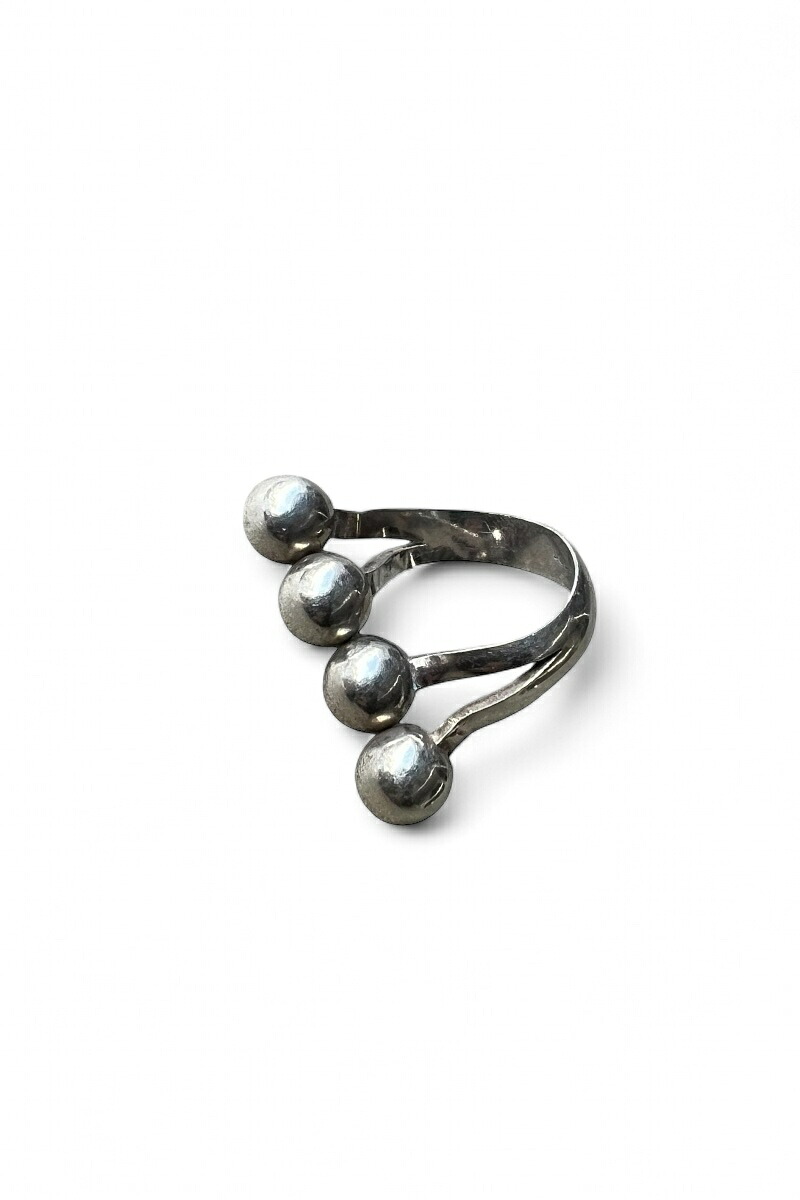 【中古】VINTAGE SILVER JEWELRY (ヴィンテージ シルバー ジュエリー) 925 SILVER RING / SILVER [SIZE: 14号相当 USED]