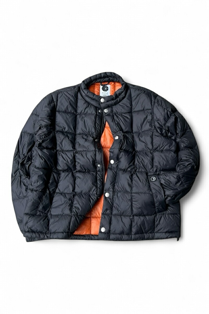 【中古】POLAR SKATE CO. (ポーラー スケート) 22SS LIGHTWEIGHT PUFFER JACKET 22年SS ライトウェイト パファー ジャケット BLACK [SIZE: XL USED]｜JULIUS NYC
