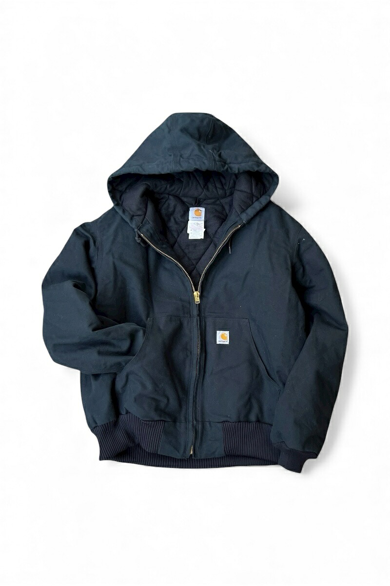 【中古】CARHARTT(カーハート) MADE IN USA Y2K 05'S DUCK ACTIVE JACKET FLEECE LINER USA製 05年 ダック アクティブ ジャケット / BLACK [SIZE: L USED]