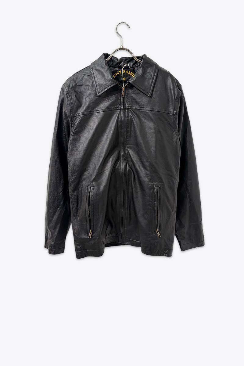 【中古】【WOMENS】OTHER BRAND  LEATHER JACKET W/LINER なめし革 上衣 ラインドライヴ付き添い人 / BLACK [SIZE: S USED]