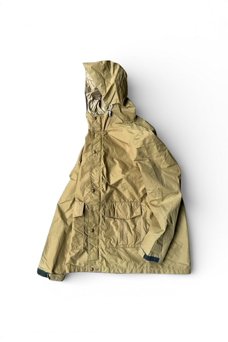 【中古】EDDIE BAUER (エディー バウアー) MADE IN USA 80\u0027S GORE-TEX JACKET 80年月日 亜米利加製  ゴアテックス ナイロン 上衣  / BEIGE [SIZE: L USED]