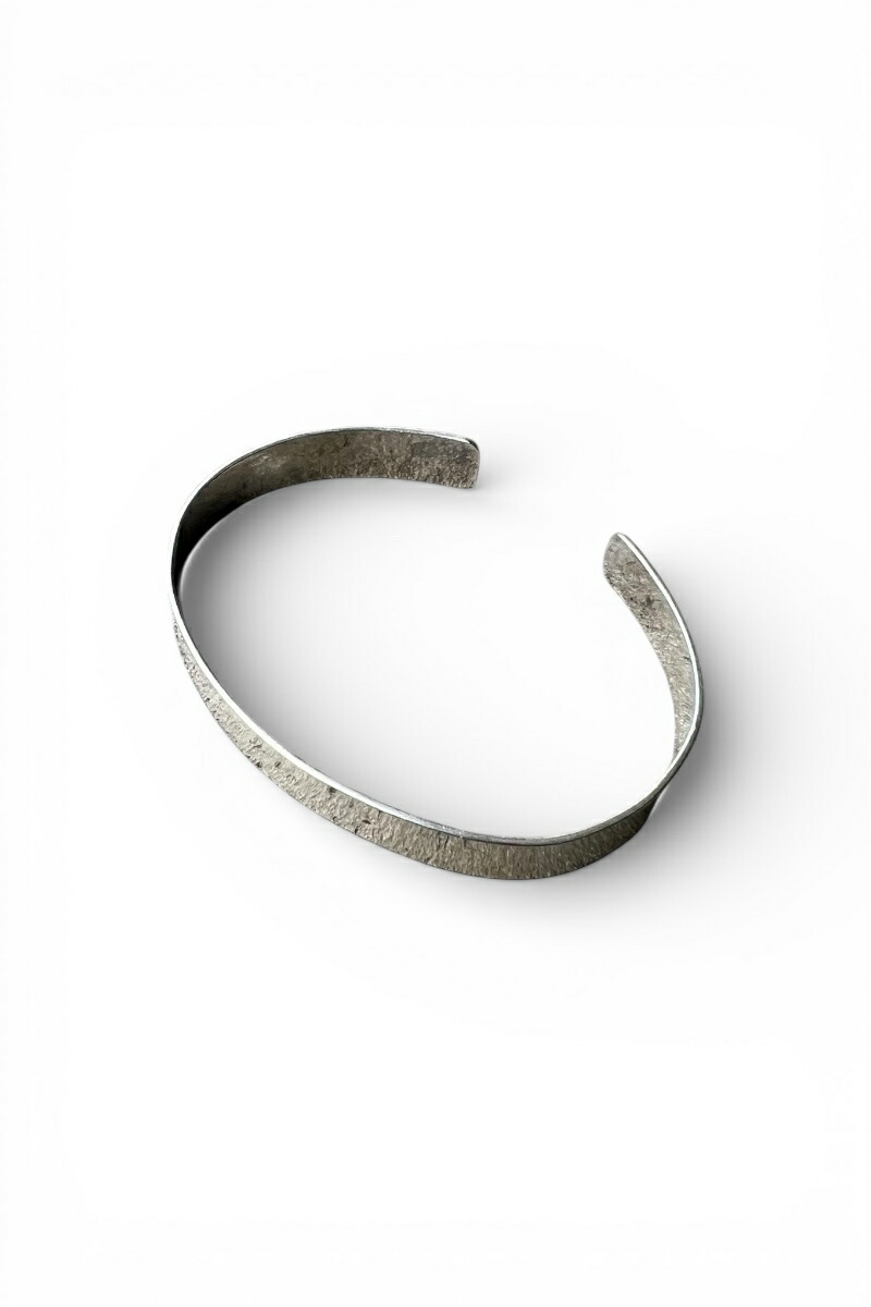 【中古】 VINTAGE SILVER JEWELRY (ヴィンテージ しろがね色 宝飾品)  925 SILVER BANGLE 925 しろがね色 バングル / SILVER [SIZE: ONE SIZE USED]