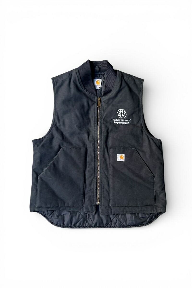 【中古】CARHARTT (カーハート) MADE IN MEXICO 14'S DUCK VEST メキシコ製 14年 ダック ベスト USA企画品 / BLACK [SIZE: L USED] 15,222円