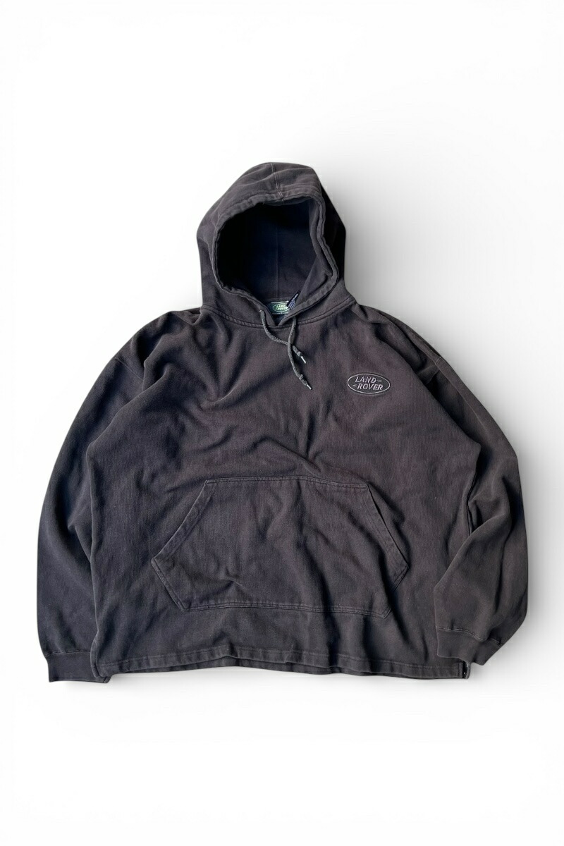 【中古】LAND ROVER (ランド ローバー) 90'S-Y2K HOODIE SWEATSHIRT FADED BLACK 90-00年代 フーディー スウェットシャツ / BLACK [SIZE: XL USED]