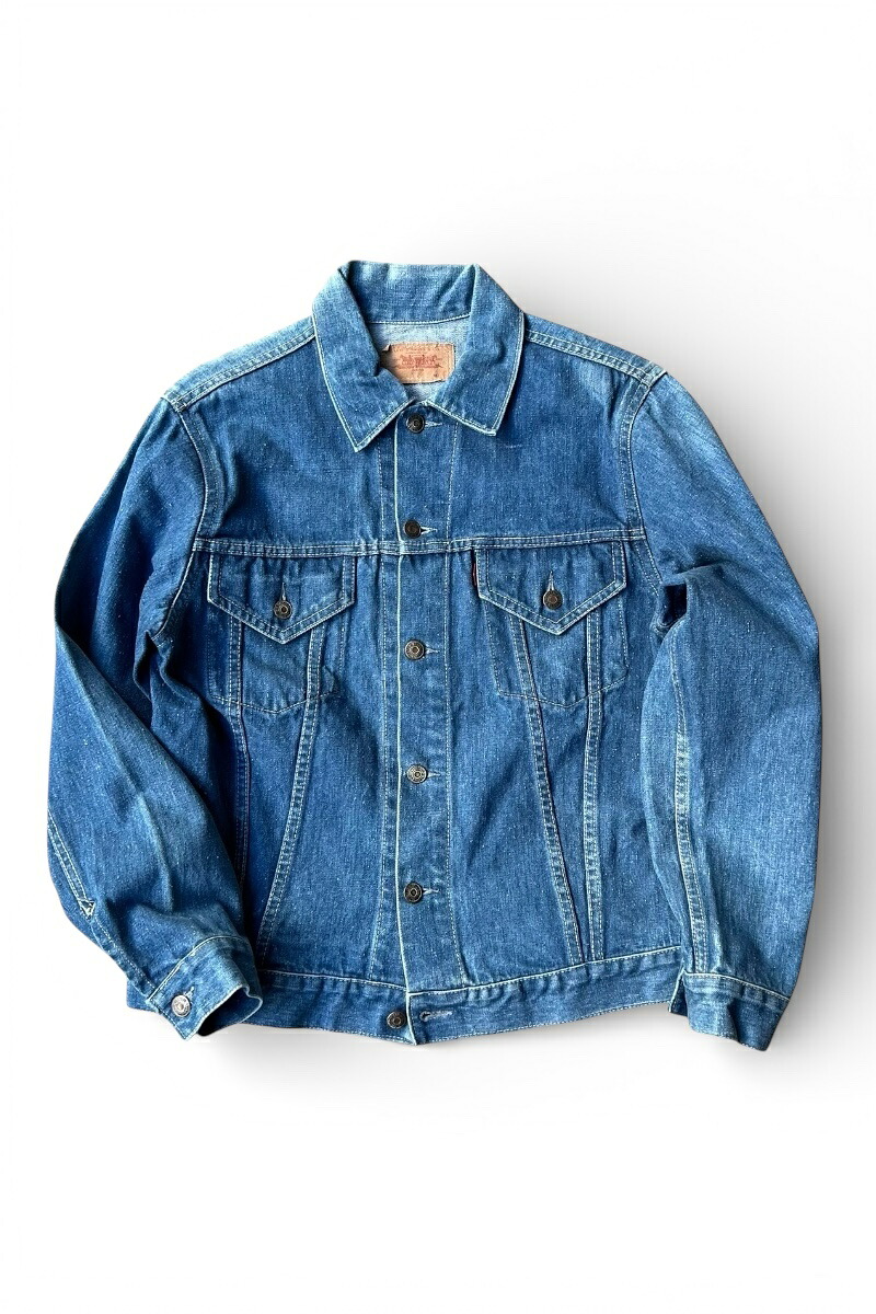 【中古】LEVI\u0027S (リーヴァイズジーンズ)  80-90\u0027S BIG E 3RD TYPE DENIM JACKET 80-90日付け ビッグE 三塁ベース印字機 ジーンズ 上衣 刷り直す / INDIGO [SIZE: M USED]