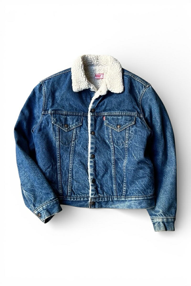 楽天市場】80's Levi's Denim Boa Jacket (80年代 リーバイス デニム