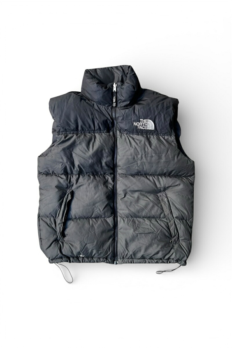 【中古】THE NORTH FACE(ザ ノース フェイス) Y2K EARLY 00'S 700 FILL NYLON PUFF VEST 00年代初頭 700フィル ナイロン パフ ベスト / BLACK [SIZE: L USED]
