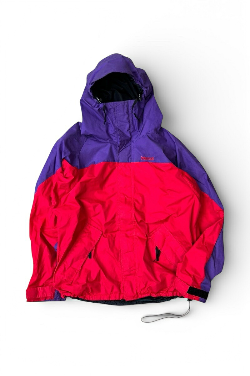【中古】MARMOT (マーモット) 90'S-Y2K EARLY 00'S MOUNTAIN SHELL JACKET 90-00年代 マウンテン シェル ジャケット / RED [SIZE: L USED] 17,516円