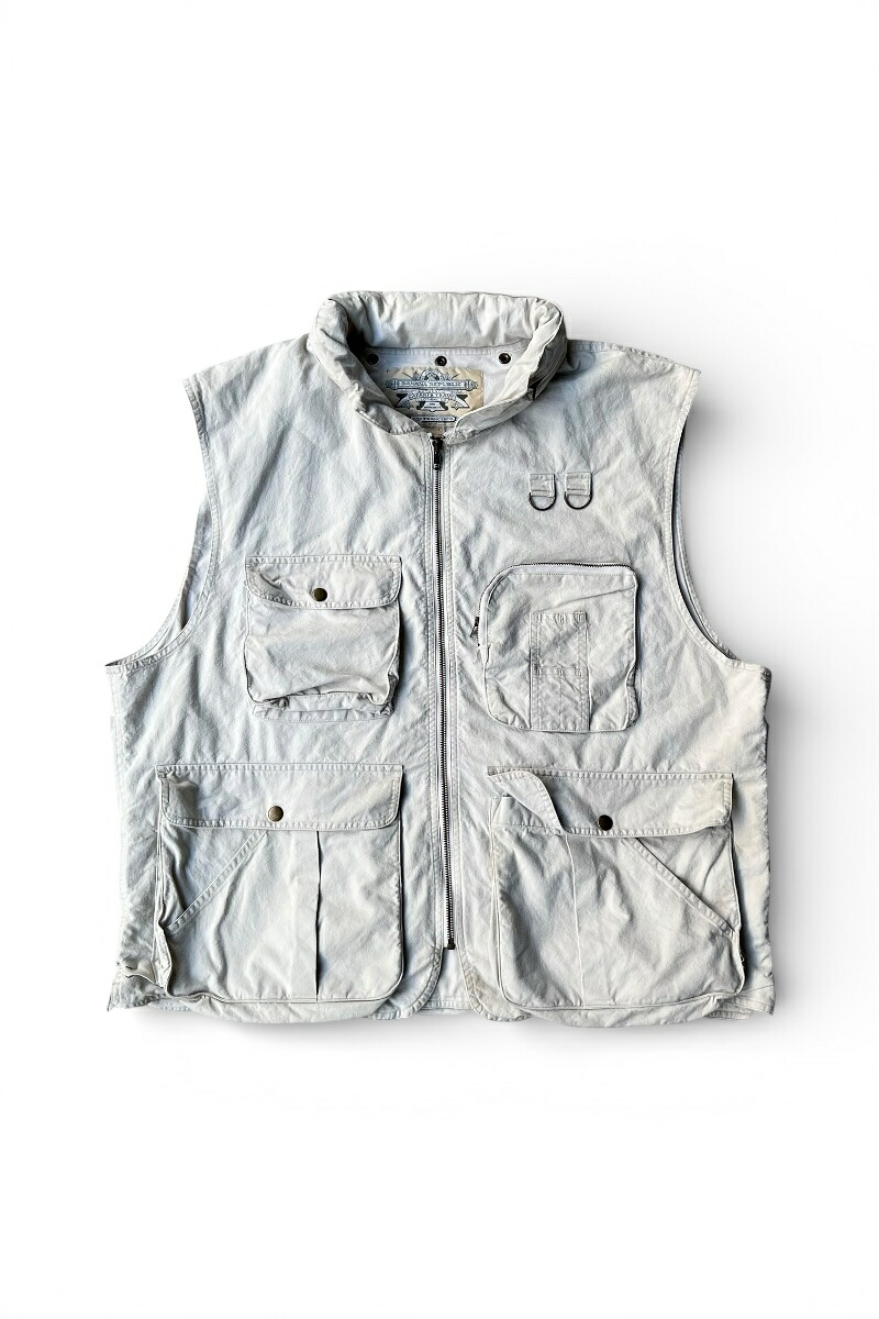 【中古】BANANA REPUBLIC(バナナ リパブリック) 80'S SAFARI VEST 80年代 サファリ ベスト / BEIGE [SIZE: XL USED]