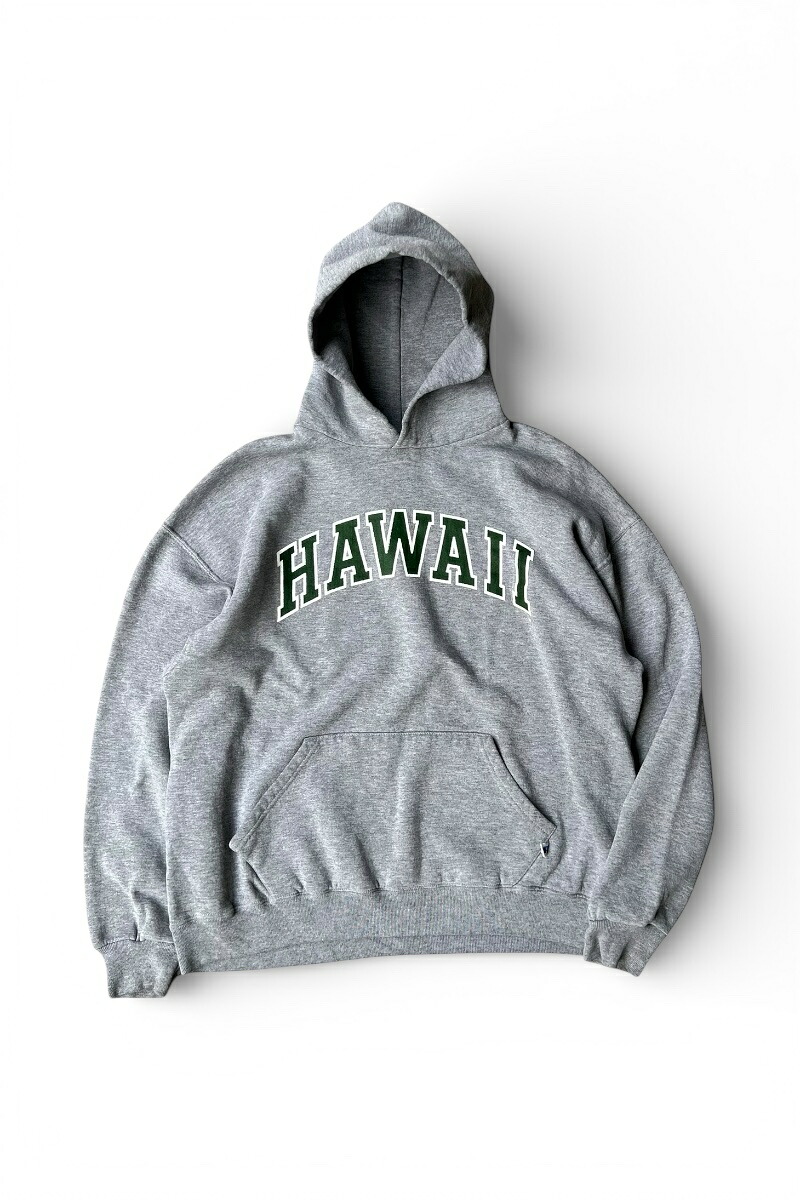 【中古】RUSSELL (ラッセル) 90'S HAWAII HOODIE SWEATSHIRT 90年代 ハワイ フーディー スウェットシャツ / GREY [SIZE: XL USED] 8,033円