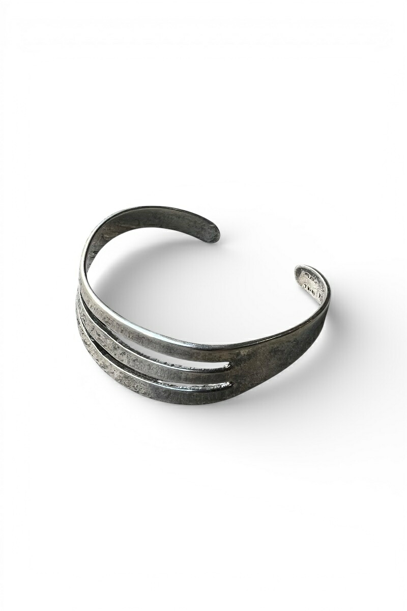 【中古】 VINTAGE MEXICAN JEWELRY (ヴィンテージ メキシカン ジュエリー) MADE IN MEXICO 925 SILVER BANGLE メキシコ製 925 シルバー バングル / SILVER [SIZE: ONE SIZE USED]