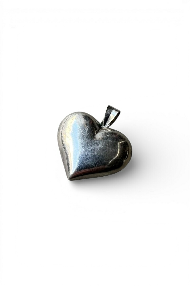 【中古】 VINTAGE SILVER JEWELRY (ヴィンテージ しろがね色 宝飾品) 925 SILVER HEART PENDANT TOP 925 しろがね色 ハート形 シャンデリヤ とっ始め / SILVER [SIZE: ONE SIZE USED]