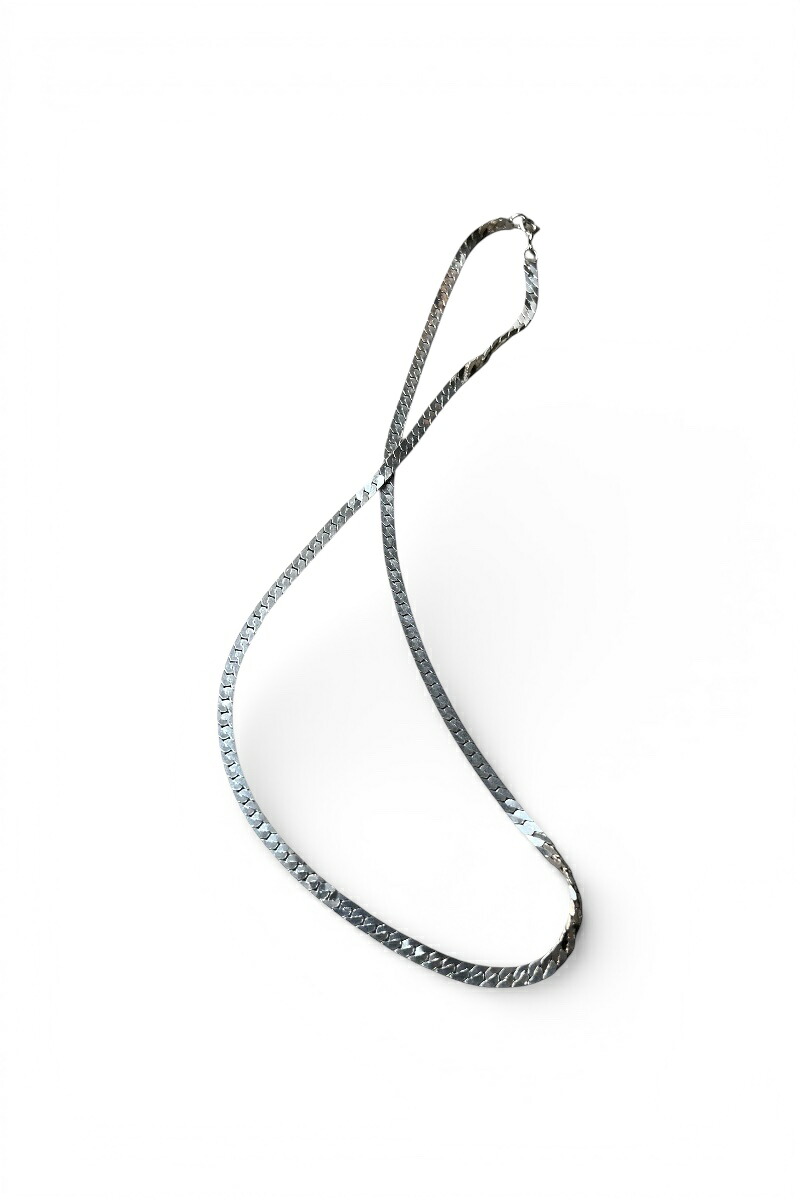 【中古】VINTAGE ITALIAN JEWELRY (ヴィンテージ イタリアン ジュエリー) MADE IN ITALY 925 SILVER CHAIN NECKLACE イタリア製 925 シルバー チェーン ネックレス / SILVER [SIZE: ONE SIZE USED]