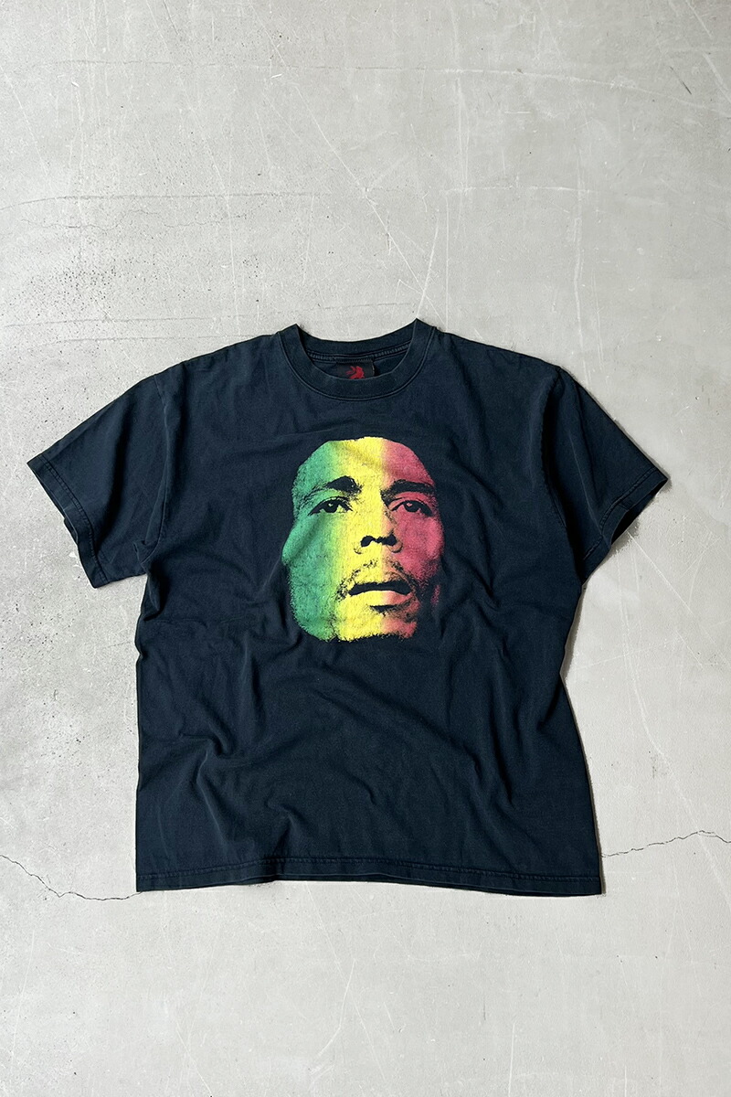 【中古】ZION (ジオン) MADE IN USA Y2K 04'S BOB MARLRY MUSIC T-SHIRT USA製 04年 ボブ マーリー ミュージック Tシャツ / BLACK [SIZE: L USED] 13,003円