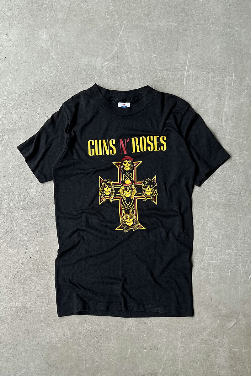 【中古】MILLER (鏡鑑) MADE IN USA 90\u0027S GUNS \u0026 ROSES T-SHIRT USA製 90年月日 プルオーバー / BLACK [SIZE: S USED]